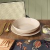 40.78oz Stoneware Aralia Organic Coupe Dinner Bowl Beige - Threshold™ - 2 of 3