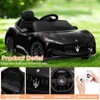 12V Ride On Car, Licensed Maserati Kids Electric Car with Remote Control, Battery Powered Vehicles - 4 of 4