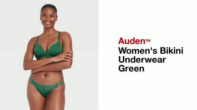 Women&#39;s Bikini Underwear - Auden&#8482; Green, 2 of 6, play video