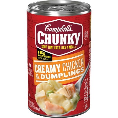 Campbell's Chunky Creamy Chicken & Dumplings Soup - 18.8oz