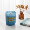 Glass Wave Caribbean Cocktail Jar Candle with Lid 12oz - Room Essentials™ - 2 of 3