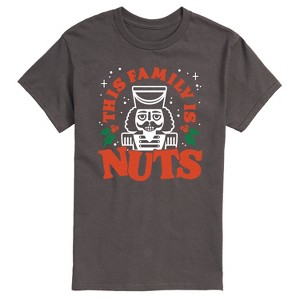 Men's - Instant Message - This Family Is Nuts Short Sleeve Graphic T-Shirt - 1 of 4