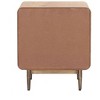 Side Table Brown 20.1"H – Modern Square MDF & Steel Table With Drawer & Shelf By Zuo Modern - 4 of 4
