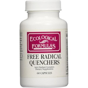 Ecological Formulas Free Radical Quenchers, Antioxidant Complex Support Capsules, 60 Count, Made in USA - 1 of 3