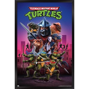 Trends International Teenage Mutant Ninja Turtles (1990) - One Sheet Framed Wall Poster Prints - 1 of 4