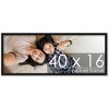 PosterPalooza | Panoramic Classic Modern Black Frame - UV Acrylic, Foam Board Backing, Hanging Hardware - 2 of 4