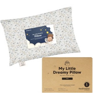 KeaBabies Mini Toddler Pillow with Pillowcase, 9x13 Small Pillow for Toddler, Soft Kids Pillow for Sleeping, Travel, Age 2-4 - 1 of 4