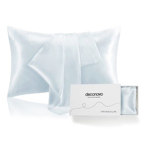 Deconovo 100% Mulberry Silk Pillowcase – 22 Momme - 1 of 4