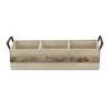 Cheung's Reid Wooden 3 Slot Storage Caddy - Brown - 3 of 4