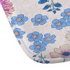 Deny Designs Schatzi Brown Audrey Floral Magenta Memory Foam Bath Mat - 3 of 4