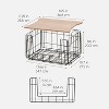 IRIS USA Wire Basket for Pantry Organizers and Storage, 2 Pack, Potato and Onion Storage - 2 of 4