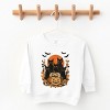 Black Cats Pumpkin Vintage - Toddler Graphic Sweatshirt and Youth Graphic Sweatshirt - 2 of 3