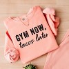 Simply Sage Market Gym Now Tacos Later Lightweight Garment Dyed Sweatshirt - 3 of 4