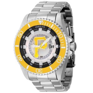 Invicta 43475 Men's MLB Pittsburgh Pirates Quartz Date Steel Watch - 1 of 2