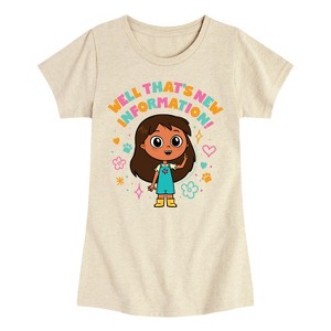 Girls' - Rosie's Rules - New Information Fitted Short Sleeve Graphic T-Shirt - 1 of 3