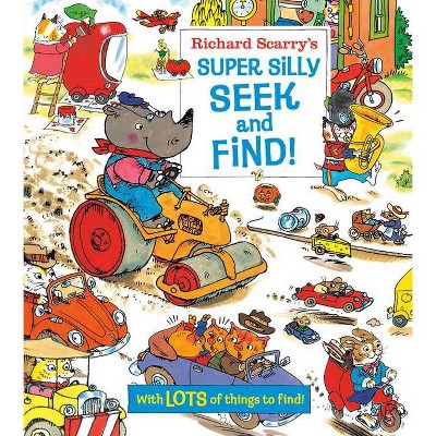 Richard Scarry's Super Silly Seek And Find! - (board Book) : Target