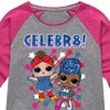 Girls' - LOL Surprise! - 4th of July Shirt Tail Raglan Graphic T-shirt - 2 of 4
