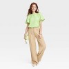 Women's KTW Puff Elbow Sleeve T-Shirt - A New Day™ - 3 of 3