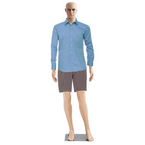 FDW Male/Female Mannequin Height Adjustable Mannequin Torso Dress Form Sewing Manikin with Stable Metal Base Mannequin Clothing Form - 1 of 4
