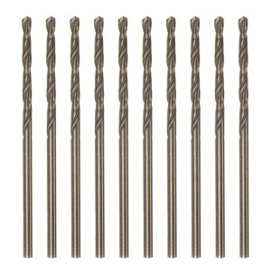 Unique Bargains M35 High Speed Steel Cobalt Jobber Twist Drill Bits 10 Pcs - 1 of 4