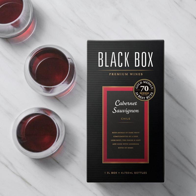 Black Box Cabernet Sauvignon Red Wine - 3L Box Wine, 3 of 8