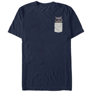 Men's Lost Gods Pocket Cat in Sunglasses T-Shirt - 1 of 4