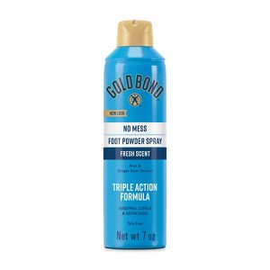 Gold Bond No Mess Foot Powder Spray - 7oz - 1 of 4