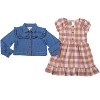 Nicole Miller Medium Wash Jacket & Dress Set - 2 of 2