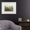 Claude Monet 'The Artists Garden in Argenteuil' Matted Framed Art-11x14 - image 3 of 4