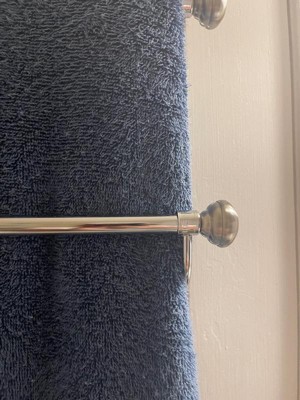 York Metal Over Shower Door Towel Rack 3 Split Finish