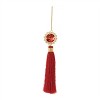 Holiday Jewel Tassle Ornament (Set of 6) - 3 of 4