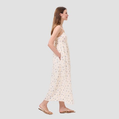Женские платья Universal Thread Women's Romantic Lace Bodice Maxi Dress - Universal Thread™ Ivory Floral XL — фото 2