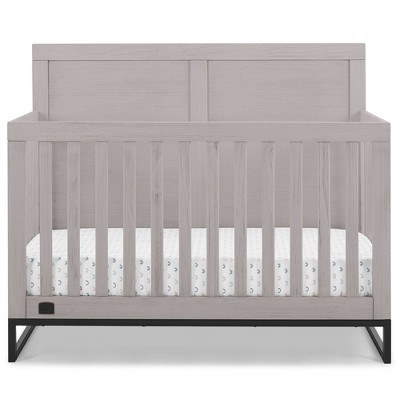 Simmons Kids' Foundry 6-in-1 Convertible Baby Crib - Rustic Mist with Matte Black