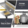 R.W. FLAME BBQ Gas Grill – 34,000 BTU Propane, Enamel Grates, Removable Grease Tray, Ideal for Outdoor Cooking, Camping, Backyard, Patio & Deck - 4 of 4