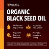 Organic Black Seed Oil Liquid & Capsules, Cold Pressed 4900 MG, Black Cumin Seed Oil Boosts Immune Support, Hair & Digestive Health, Havasu Nutrition - 2 of 4