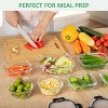 LunaLulinlk 34-Piece Glass Food Storage Container Set, Glass Lunch Box with Snap Lid, Glass Lunch Box, Airtight Bento Box, Black - 4 of 4