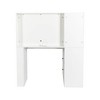 PAGED Vanity Table with Lights, Sleek Modern Vanity Desk with Multi-Tier Storage System & Built-In Mirror, Bedroom Makeup Set with Ample Space - 4 of 4