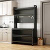 Kitchen Cart with Shelves and 360¡ã Smooth Wheel - 4 of 4