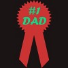 Men's Design By Humans #1 DAD Ribbon By T-Shirt - 2 of 2