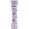 Memoi Cute Cats Cozy Plush Crew Socks Lilac 9-11 - 2 of 4