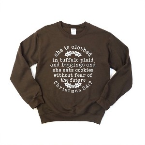 Simply Sage Market Women's Graphic Sweatshirt Christmas 24:7 - 1 of 2