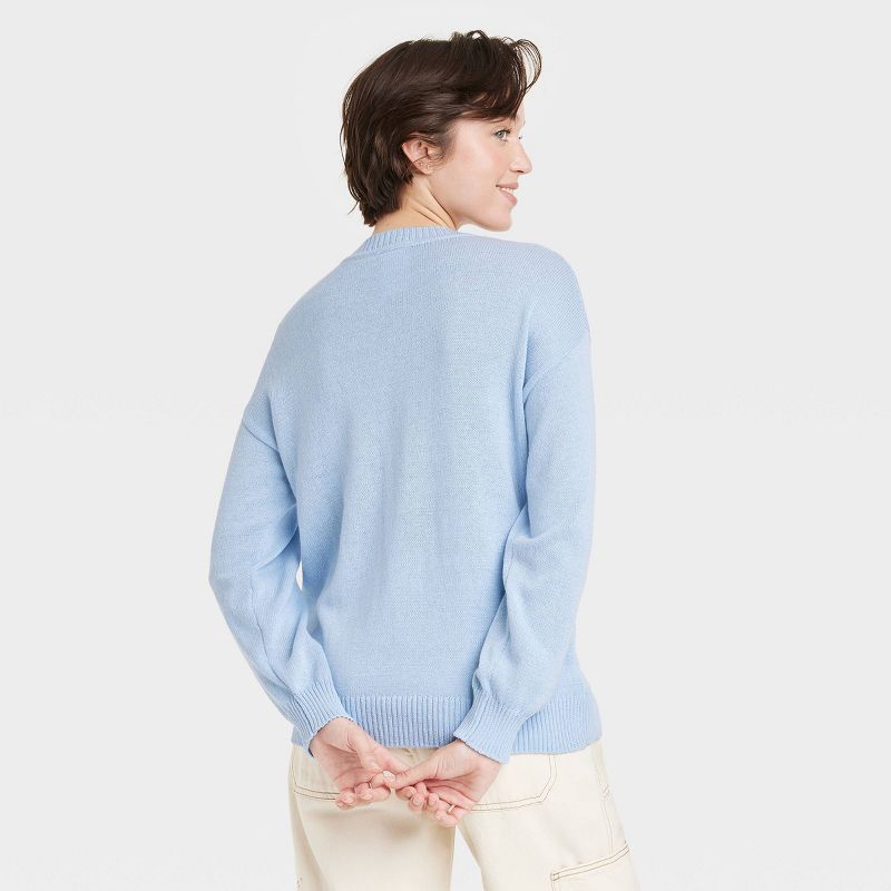 Women's Sanrio Cinnamoroll Graphic Sweater - Blue, 2 of 4