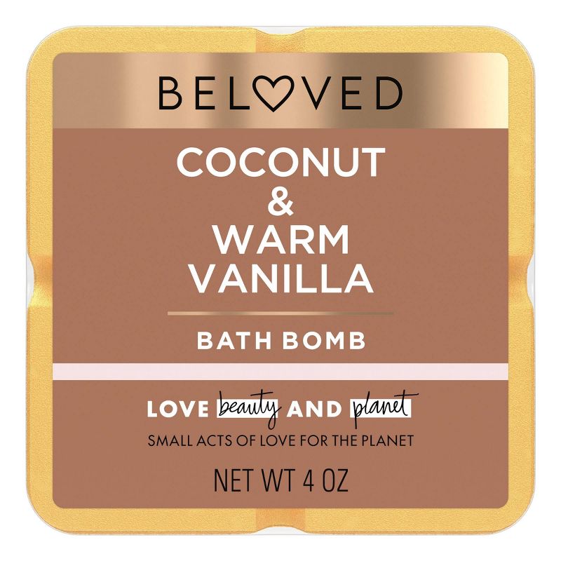 Beloved Coconut &#38; Warm Vanilla Bath Bomb - 1ct/4oz, 3 of 12