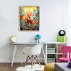 Stupell Industries Colorful Dinosaur in Jungle Floating Frame Canvas Art - 3 of 4