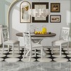 Whisen 5-Piece Extendable Wood Dining Table Set with 4-Upholstered Chairs - 2 of 4