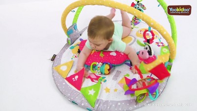 Yookidoo 3-in-1 Lay to Sit-Up Playmat - Newborns Activity Center