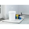 Gallon Round Utility Bucket, Comfort Handle, Plastic, White - 4 of 4