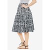 Woman Within Women's Plus Size Elastic-Waist Knit Tiered Skirt - 4 of 4