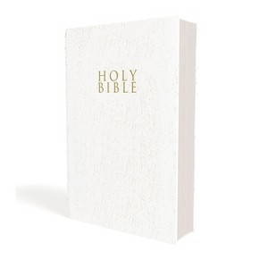 Niv, Gift and Award Bible, Leather-Look, White, Red Letter Edition, Comfort Print - by  Zondervan (Paperback) - 1 of 1