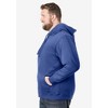 KingSize Men's Big & Tall Fleece Pullover Hoodie - 4 of 4